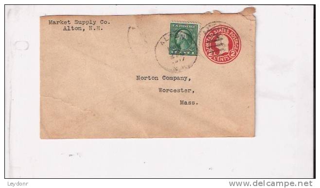 George Washington U93 - Market Suppy Co.  Alton, N.H.  - Norton Company, Worcester, MA - 1901-20