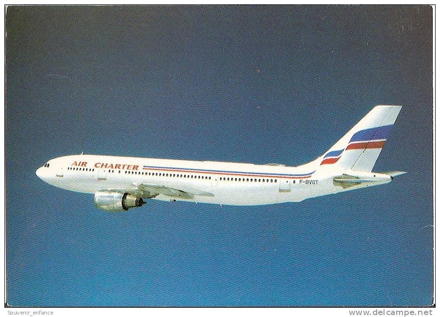 Lot 4 CP Air Charter  Avion Aviation Aviateurs Filiale Air France Air Inter Boeing 727 228  Airbus A 300 - 1946-....: Era Moderna