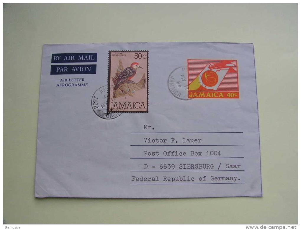 == Jamaica ,  Aerogramme 1984 - Mexico