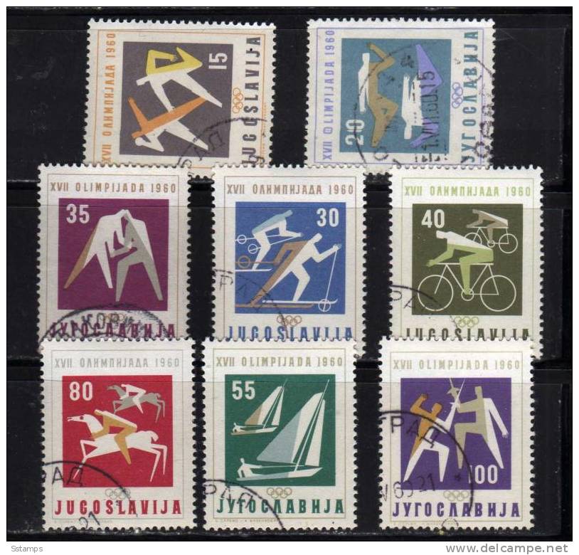 U-47  JUGOSLAVIA SPORT OLIMPIADI 1960 USED - Oblitérés