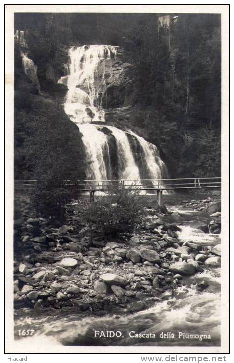 9450   Svizzera    Faido  Cascata  Della Piumogna  VG  1928 - Faido