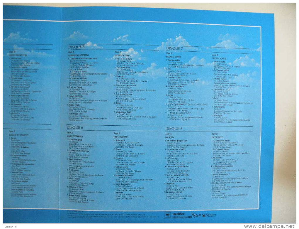 France Vinyles Collectors - Ils Font Chanter La France, Coffret 8 Vinyles état Parfait - - Collectors