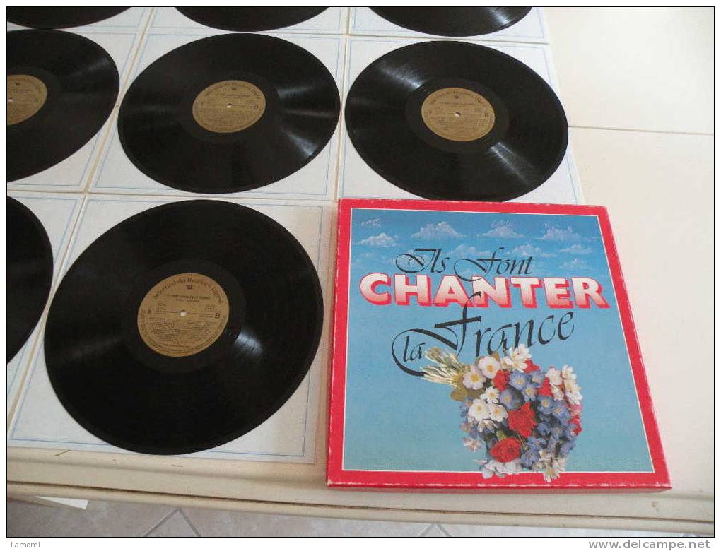 France Vinyles Collectors - Ils Font Chanter la France, Coffret 8 Vinyles état parfait -