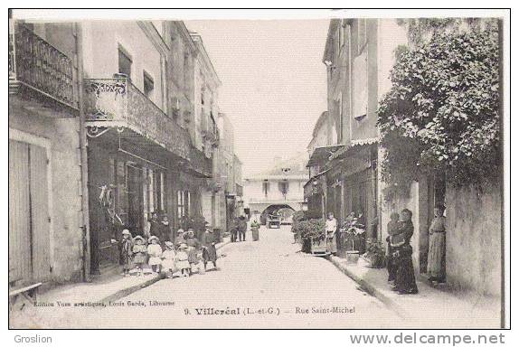 VILLEREAL (L ET G) 9 RUE SAINT MICHEL  (BELLE ANIMATION)  1916 - Autres & Non Classés