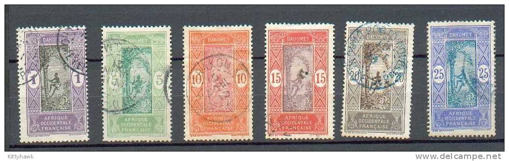 DAH 221 - YT 43-46-47-48-49-50-52-53 Obli - Used Stamps