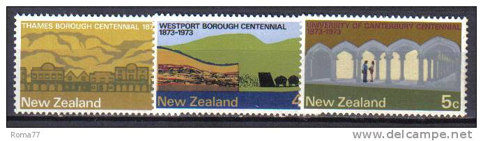 ZEL188 - NUOVA ZELANDA 1973 ,  Yvert Serie 580/585  *** - Unused Stamps