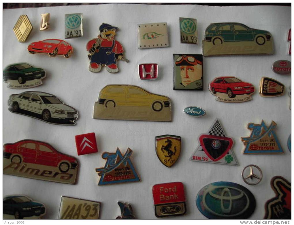 Über 100 Auto Anstecknadeln + Pins Sammlung Konvolut Lot #1 - Sets