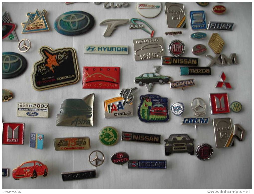 Über 100 Auto Anstecknadeln + Pins Sammlung Konvolut Lot #1 - Sets