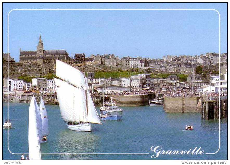 50 - GRANVILLE -  Le Port Et L´Eglise Notre Dame. - Granville