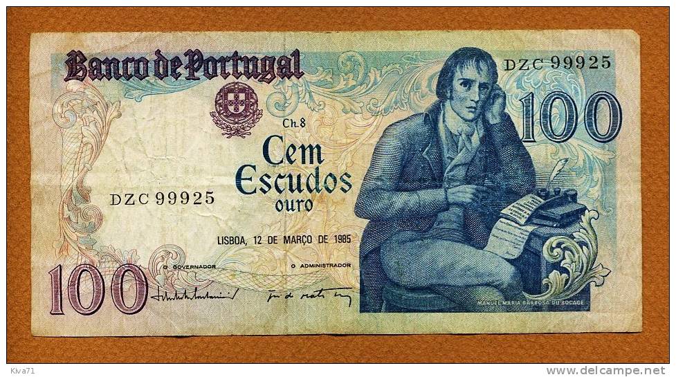 100 Escudos  "PORTUGAL"    VF Bc61 - Portogallo