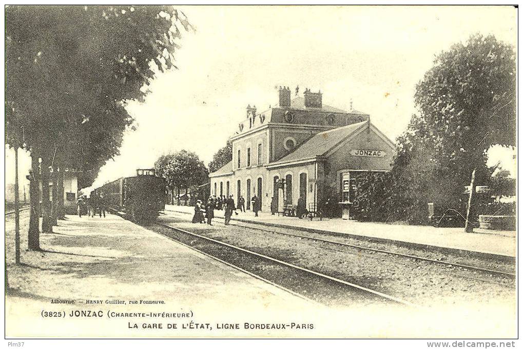 JONZAC - La Gare, Vue Intérieure - Jonzac