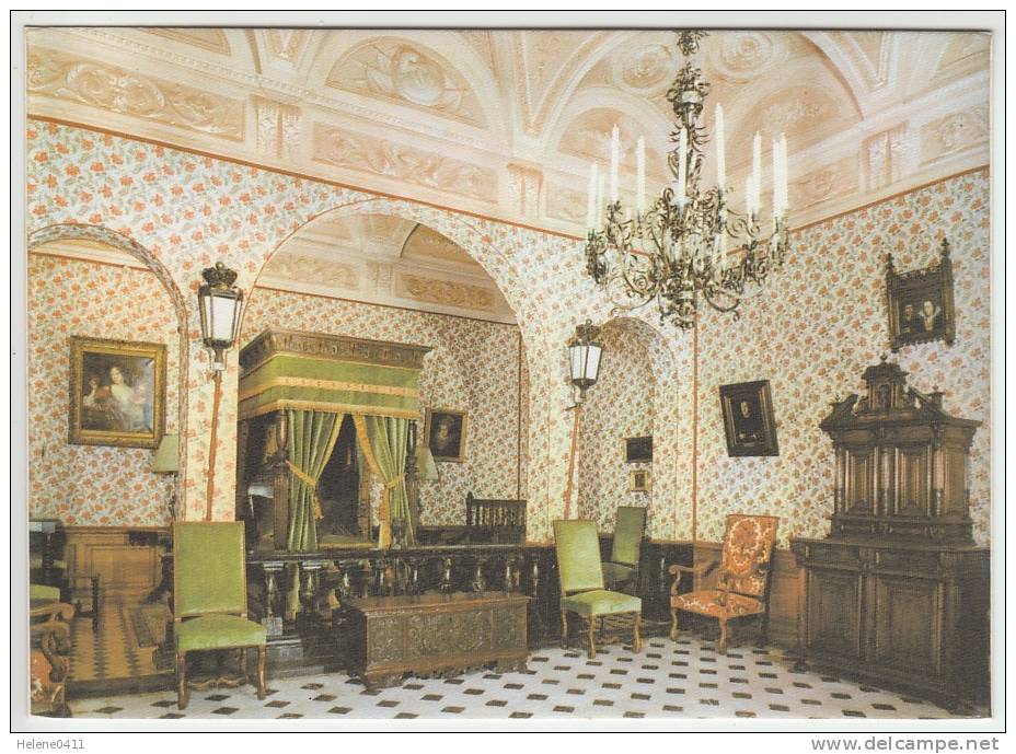 CPM EN SATIN PALAIS DE S.A.S. LE PRINCE DE MONACO - CHAMBRE LOUIS XIII - Palacio Del Príncipe