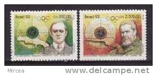 C403 - Bresil 1992 - Michel No.2452-3 Neufs** - Nuevos