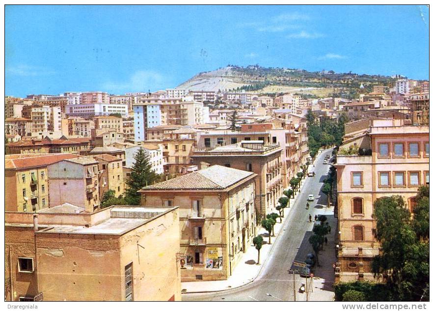 Caltanissetta - Via Cavour E Panorama Parziale - Caltanissetta