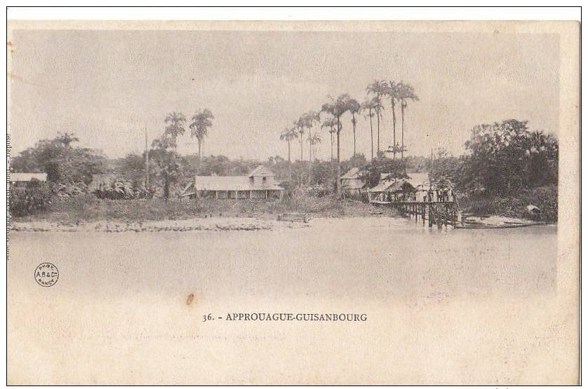 GUYANE APPROUAGUE GUISANBOURG Vue Sur Le VILLAGE Du Monde Sur Le PONT - Autres & Non Classés