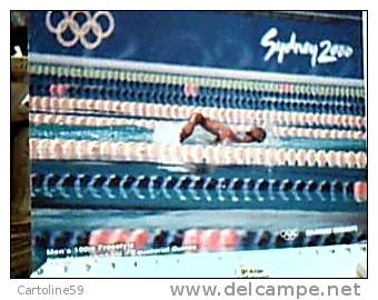 OLIMPIADI SYDNEY AUSTRALIA 2000 100 MEN'S  FREESTYLE ERIC MOUSSAMBANI  GINREA EQUATORIAL BV2000 CT17159 - Natation