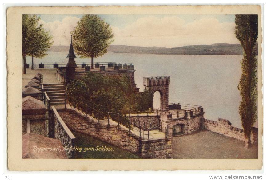 Rapperswil Carte Couleur : Aufstieg Zum Schloss - Rapperswil-Jona