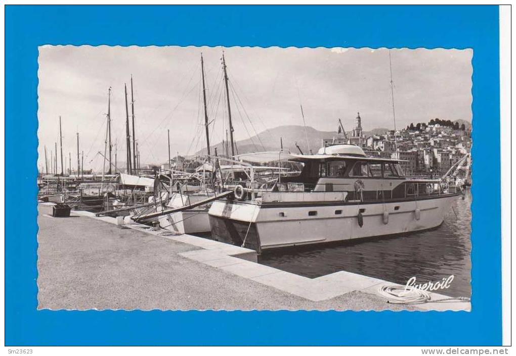 Liveroil Suppositoires  (14)  Le Port De Menton - 18 X 11 Cm - Grossbrief  Porto 1,50 Euro - - Menton