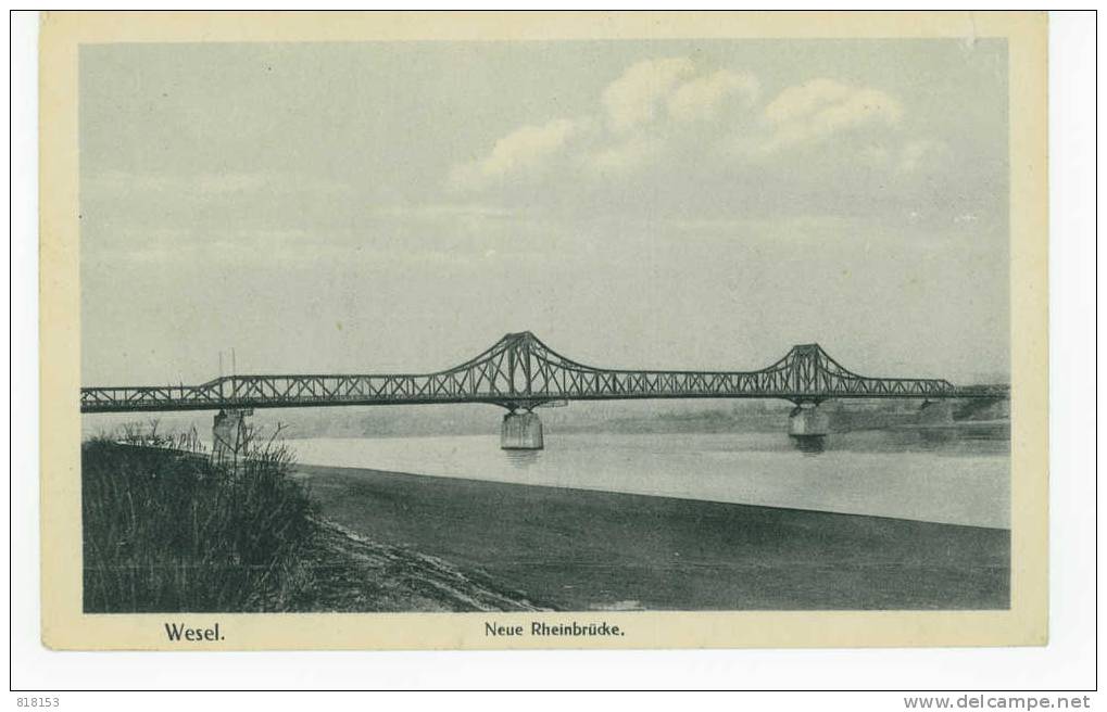 Wesel - Neue Rheinbrücke - Wesel