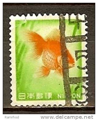 JAPAN 1966 Goldfish  - 7y. - Orange And Green  FU - Usados