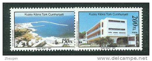 TURKISH CYPRUS 1987 MICHEL NO: 218-219   MNH - Unused Stamps