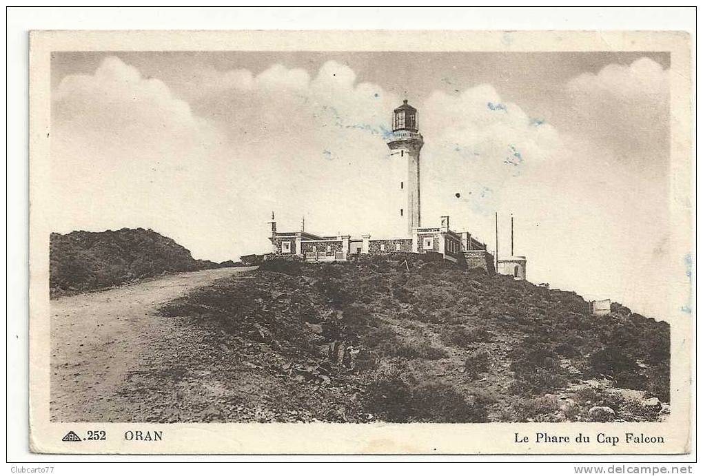 Oran  (Algérie) : Le Phare Du Cap Falcon Env 1946. - Oran