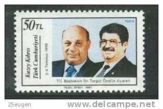 TURKISH CYPRUS 1987 MICHEL NO: 217   MNH - Unused Stamps