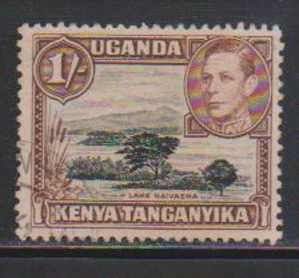 Kenya 1938 Used, KG VI--1/- - Kenya, Ouganda & Tanganyika