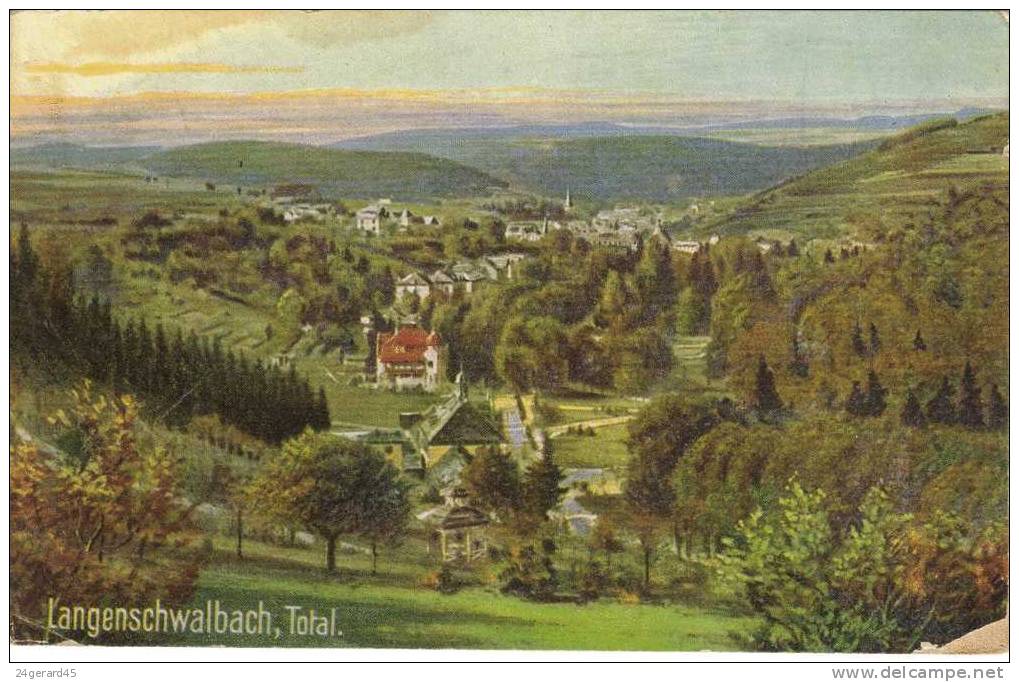 CPA BAD SCHWALBACH Ou LANGENSCHWALBACH (Allemagne-Hesse) - Vue D´ensemble - Bad Schwalbach