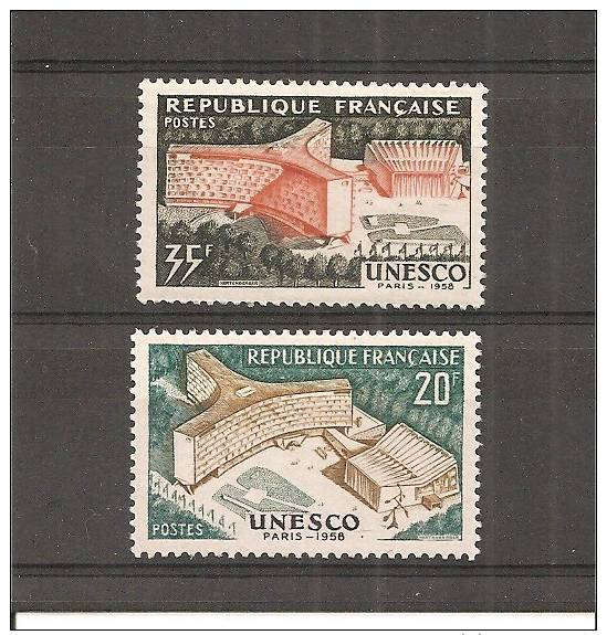 1958 N°1177 / 78  UNESCO - Y T - Cote 0,45 Euros  France Timbre Neuf - - Neufs
