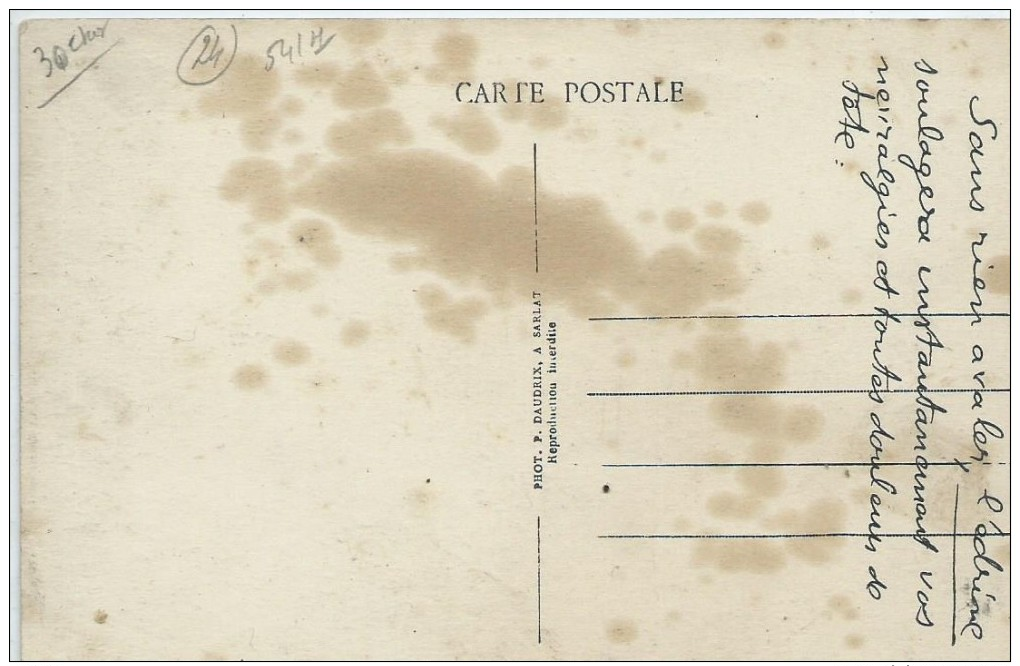 24, Dordogne, GROLEJAC, 541 H. , Le Pont, Carte Tachée Partie Haute Droite, ,Scan Recto-Verso - Autres & Non Classés