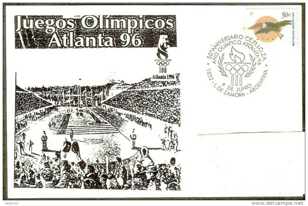 OLYMPIC GAMES ARGENTINA L. DE ZAMORA 1996 - ANO OLIMPICO ATLANTA ´96 - Ete 1996: Atlanta
