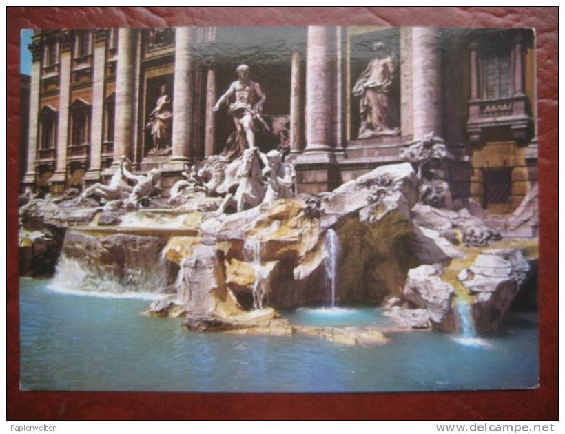 Roma - Fontana Di Trevi: Particolare - Fontana Di Trevi
