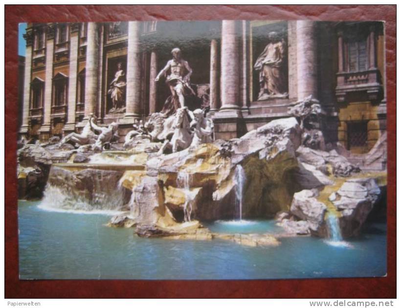 Roma - Fontana Di Trevi: Particolare - Fontana Di Trevi