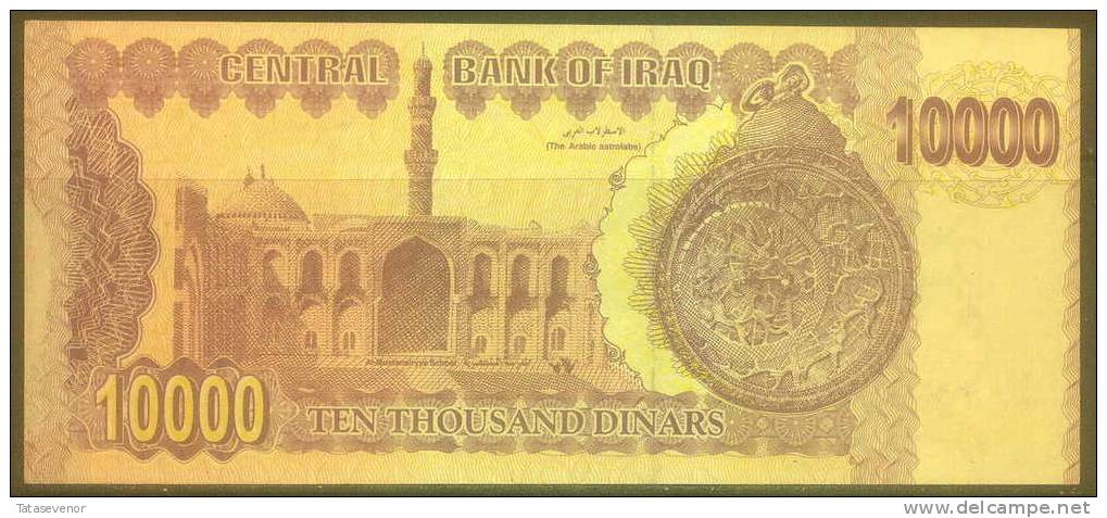 Iraq 10,000 Dinars Note, P89, UNC - Iraq