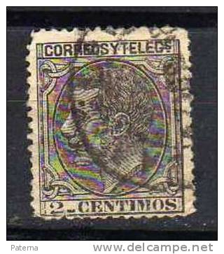 ESPAÑA 1879,  Nº 200, Usado, 2 Cts - Oblitérés