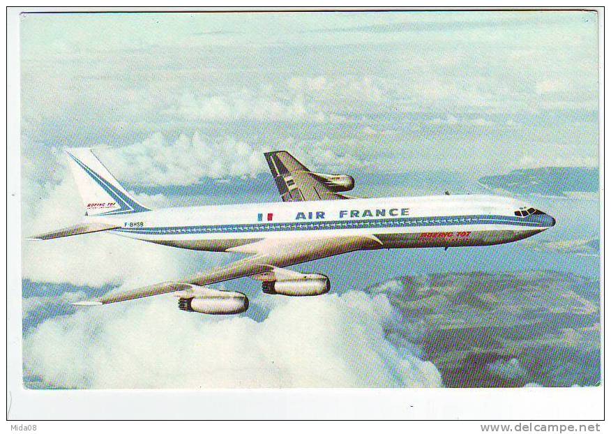 BOEING 707 INTERCONTINENTAL. AIR FRANCE. - 1946-....: Moderne