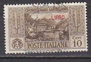 Z2829 - COLONIE ITALIANE EGEO LIPSO SASSONE N°17 - Aegean (Lipso)