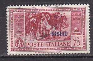 Z2850 - COLONIE ITALIANE EGEO NISIRO SASSONE N°22 - Ägäis (Nisiro)