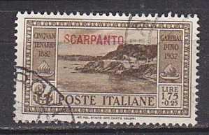 Z2905 - COLONIE ITALIANE EGEO SCARPANTO SASSONE N°24 - Aegean (Scarpanto)