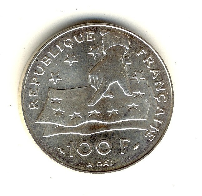 100  Francs  Descartes  -   1991 - Commemoratives