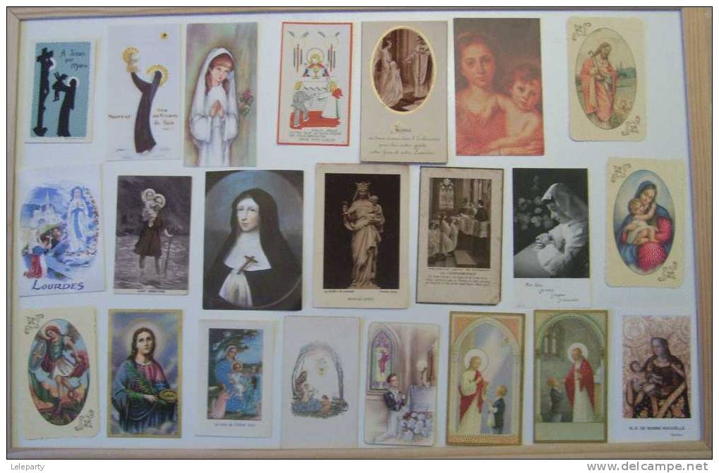 LOT 3 . IMAGES RELIGIEUSES ET DE COMMUNION - Religion & Esotericism