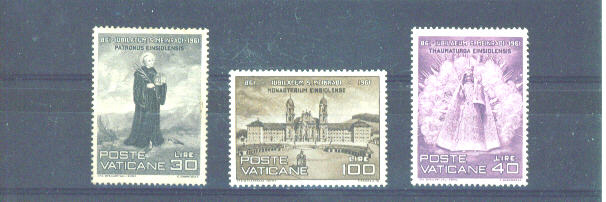 VATICAN - 1960 St Meinrad UM - Unused Stamps