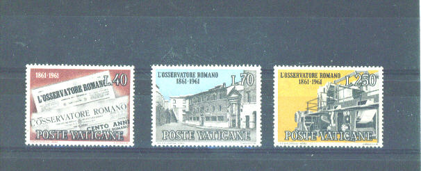 VATICAN - 1961 Newspaper UM - Unused Stamps