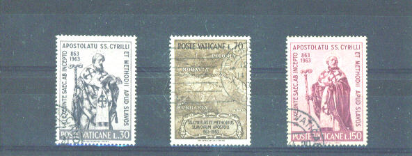 VATICAN - 1963 Slav Conversion FU - Used Stamps