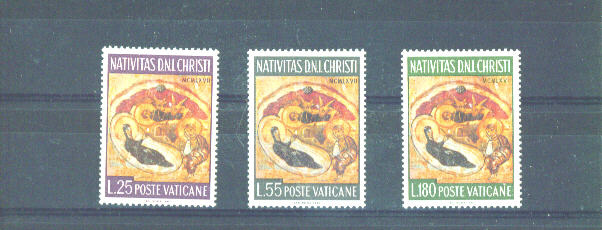 VATICAN - 1967 Christmas UM - Unused Stamps