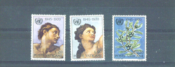 VATICAN - 1970 United Nations UM - Unused Stamps