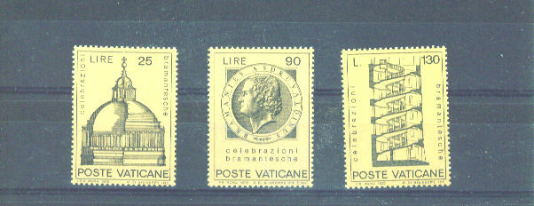 VATICAN - 1972 Bramante UM - Unused Stamps