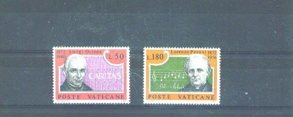 VATICAN - 1972 Birth Centenaries UM - Unused Stamps