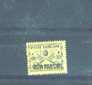 VATICAN - 1931 30c MM - Parcel Post